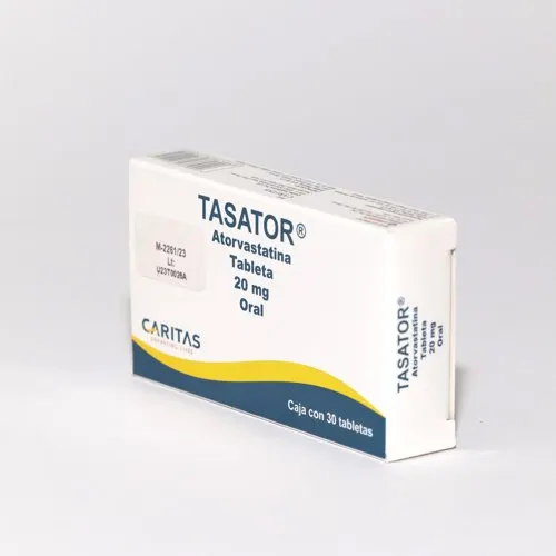 Tasator 20 Mg Con 30 Tabletas