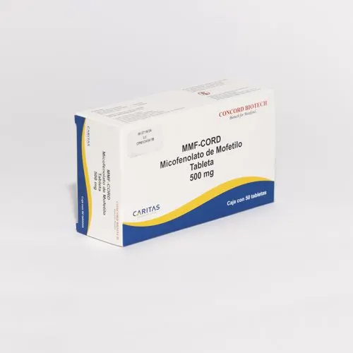Mmf Cord 500 Mg Con 50 Cápsulas