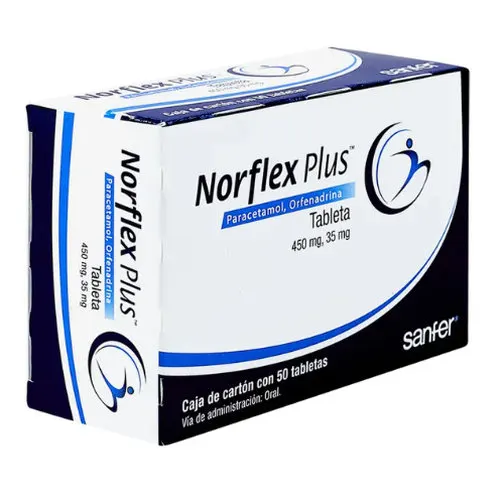 Norflex Plus 450/35 Mg Con 50 Tabletas
