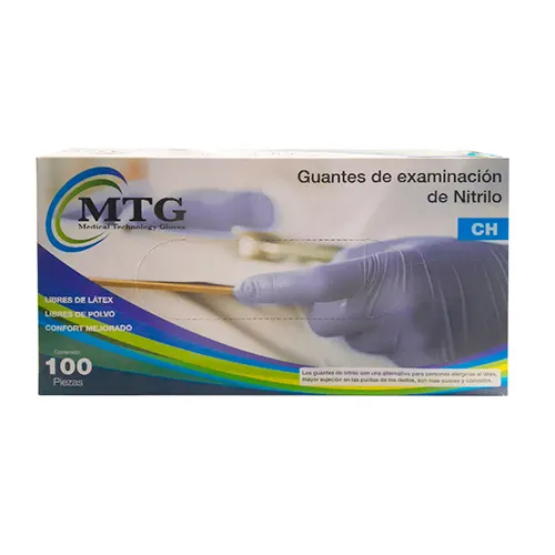 Guante No Estéril Talla Chica Con 100 Piezas