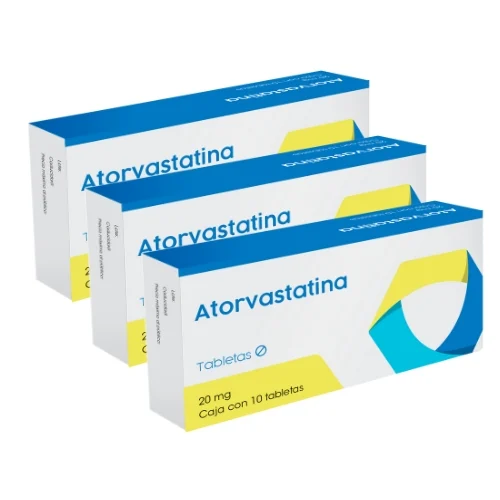 Comprar Atorvastatina 20 mg con 10 tabletas pack 3x2