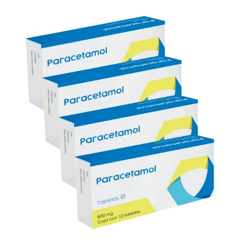 Comprar Paracetamol 500 Mg Con 10 Tabletas Pack 4X3