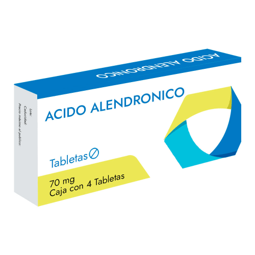 Ácido Alendrónico 70 Mg Con 4 Tabletas (Amsa)
