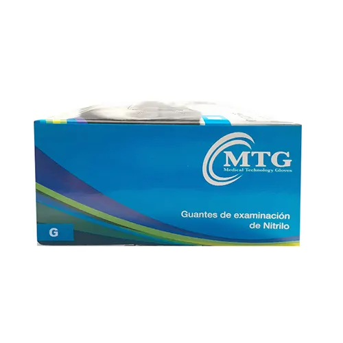 Guante No Estéril De Nitrilo Talla Grande Con 100 Piezas