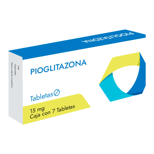 Pioglitazona 15 Mg Con 7 Tabletas (Amsa)