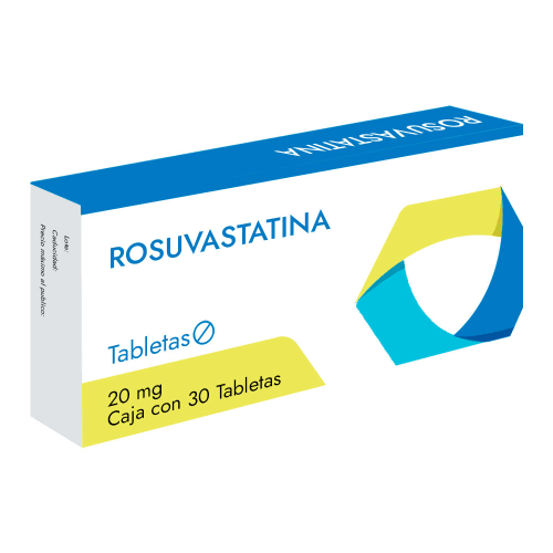 Rosuvastatina 20 Mg Con 30 Tabletas (Amsa)