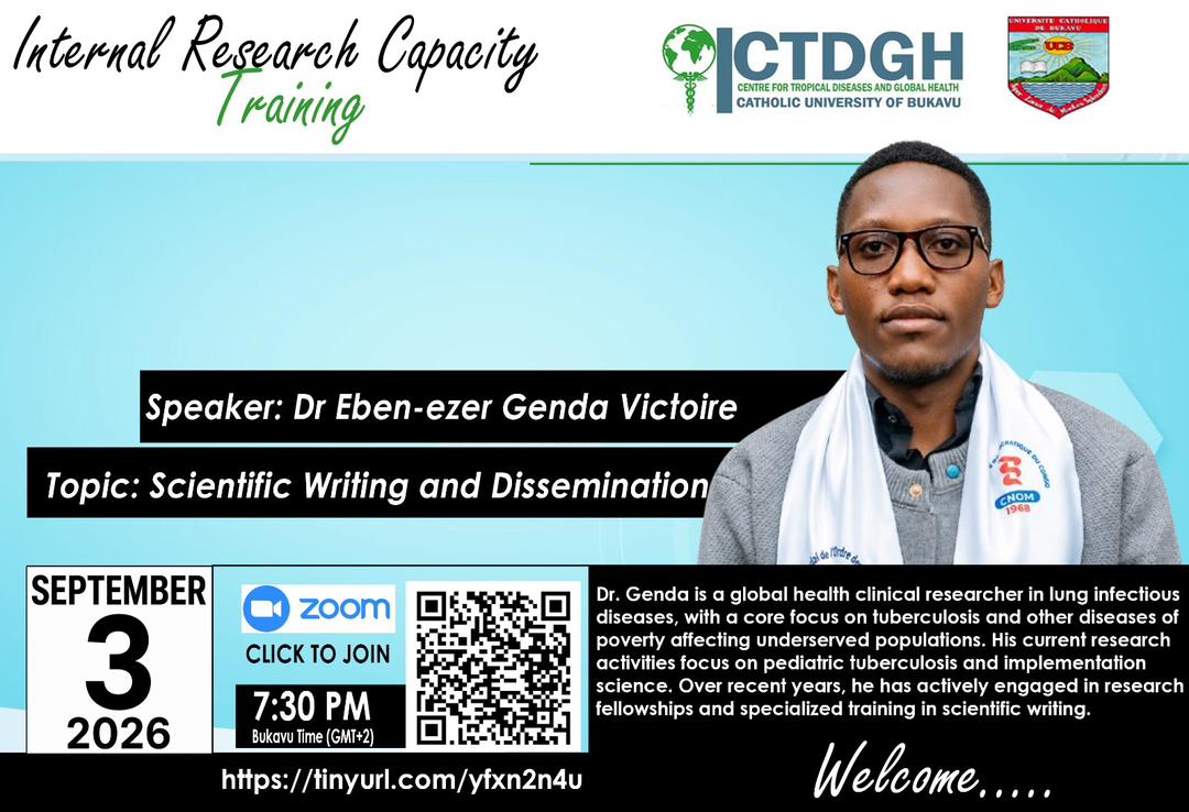 Internal Research Capacity Training: Scientific Writing and Dissemination