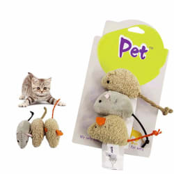 Long Tail Mice Toys 3 Piece Set large, primary, image