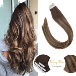 Prize Idea Tape In Balayage Dark Brown And Caramel Blonde Human