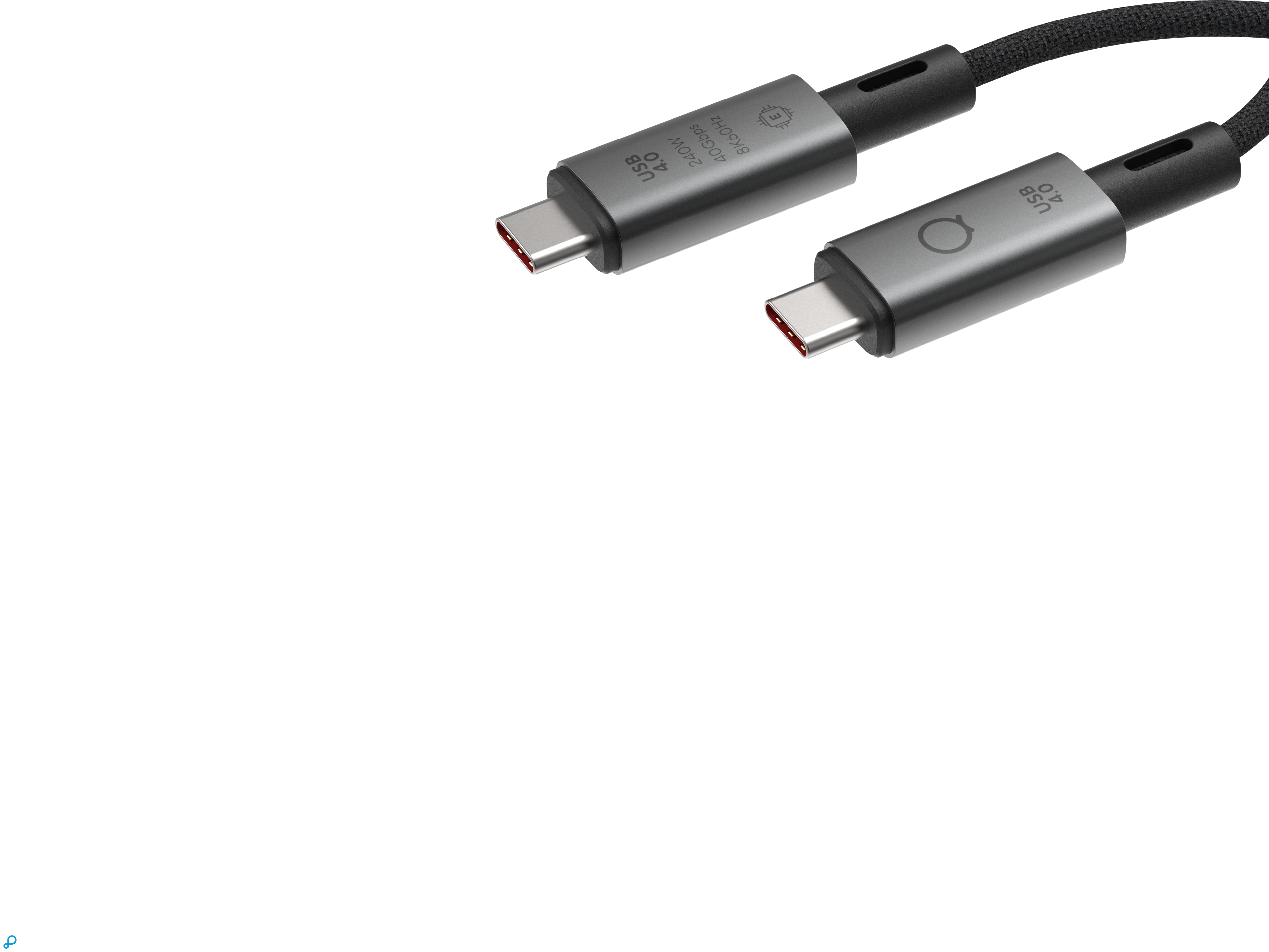 LINQ USB-C to USB-C 4.0 PRO Cable - 0.3m Spacegrey-1