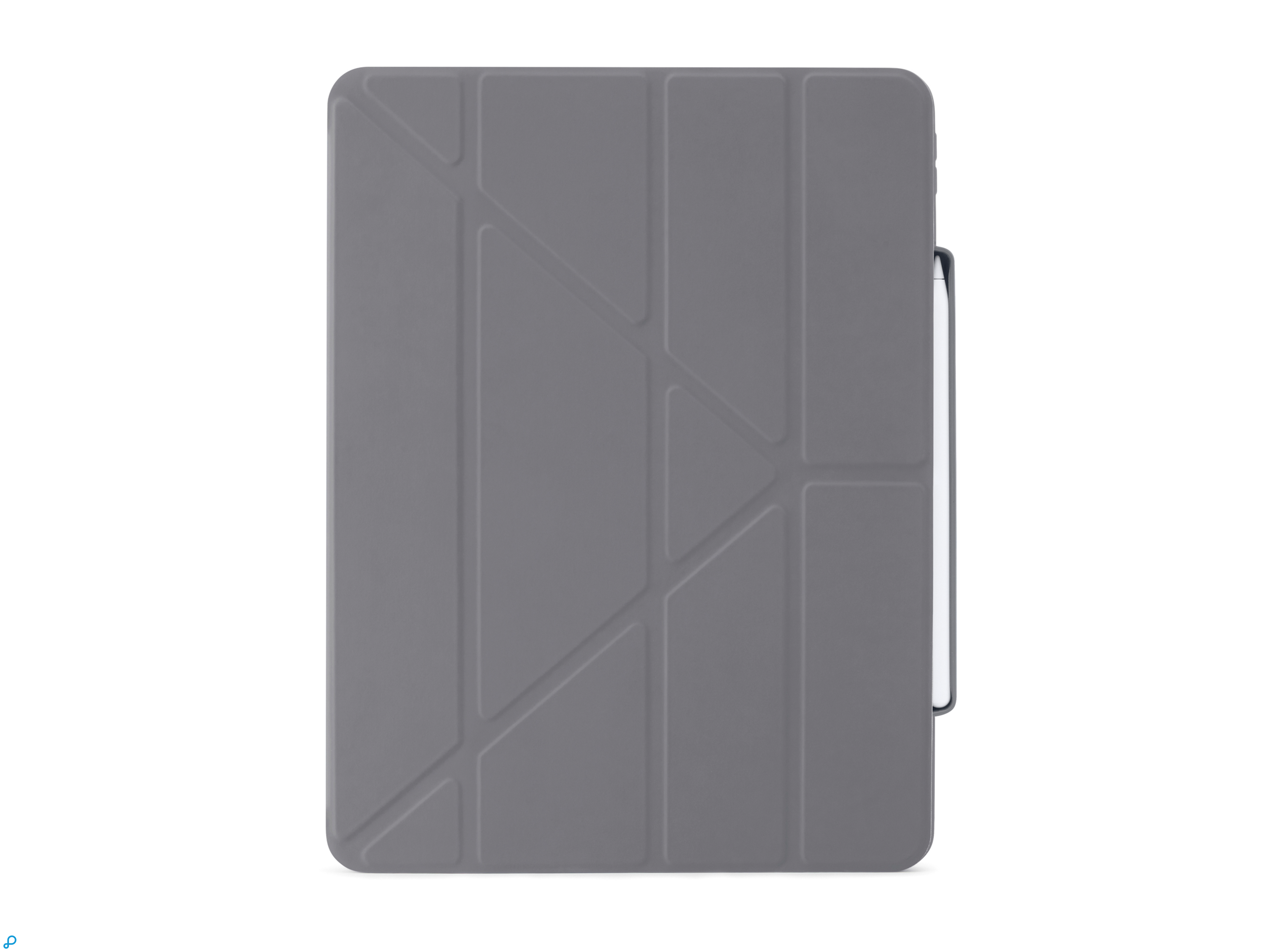 Pipetto Origami No3 Pencil Case - iPad Pro 12.9 (2022/2021/2020/2018) - Grey-0