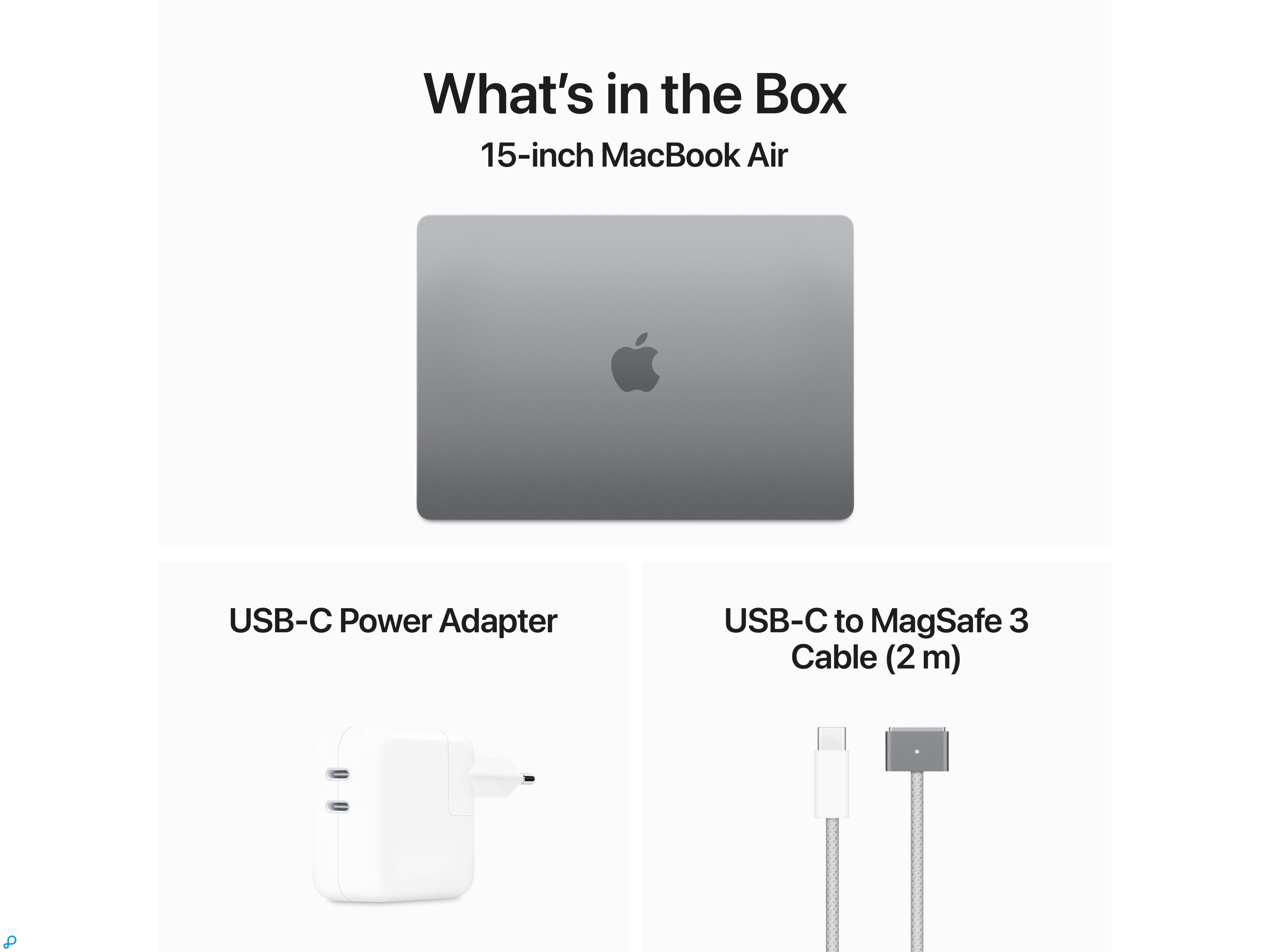 15-inch MacBook Air: Apple M3 chip met 8-core CPU en 10-core GPU, 8GB, 512GB SSD - Spacegrijs-7