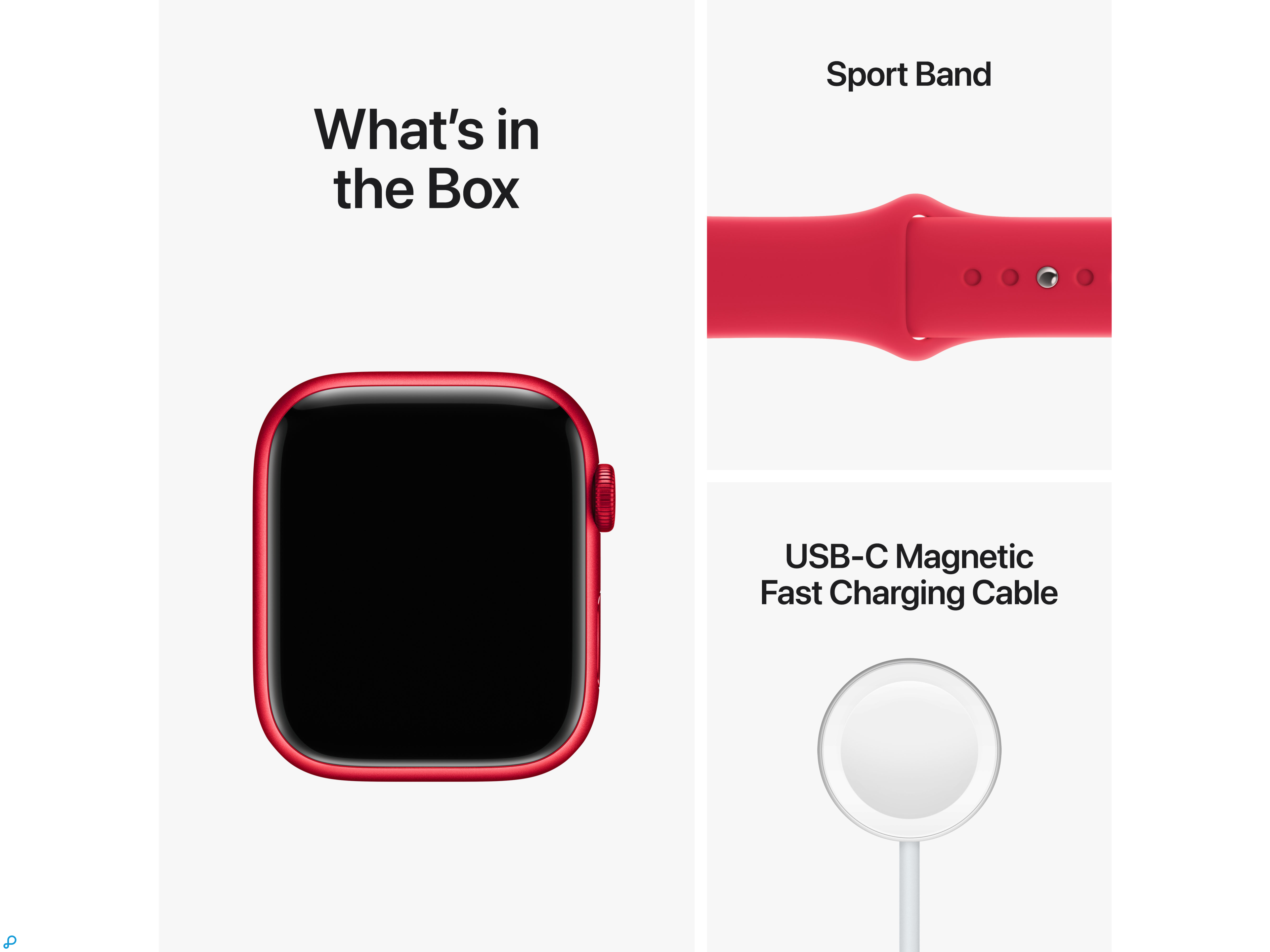 Apple Watch Series 8 GPS 45mm (PRODUCT)RED Aluminium Case met (PRODUCT)RED Sport Band - Regular-3