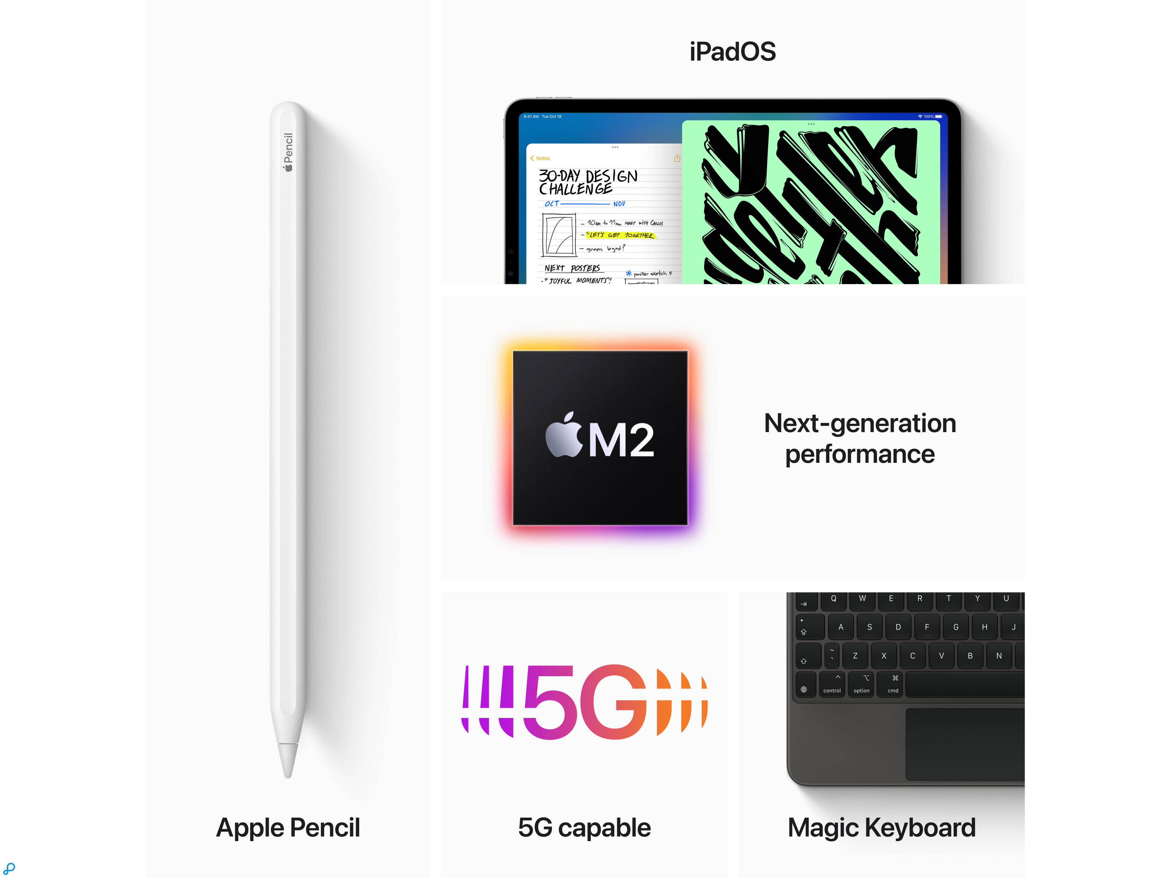 12,9-inch iPad Pro Wi-Fi + Cellular 2TB - Spacegrijs-2