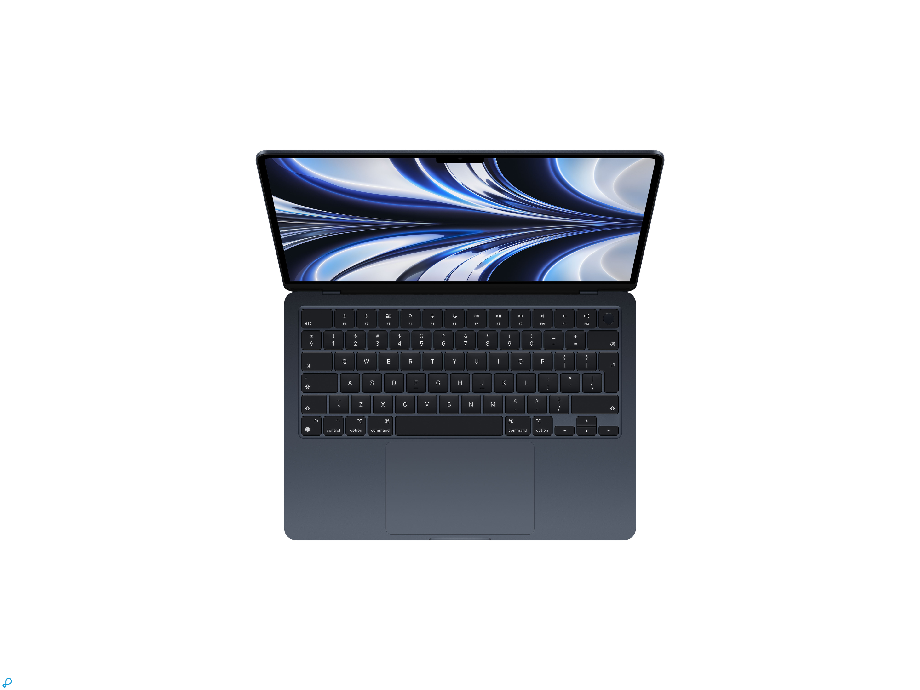 13-inch MacBook Air: Apple M2-chip met 8-core CPU en 8-core GPU, 256 GB SSD - midnight (blue)-1