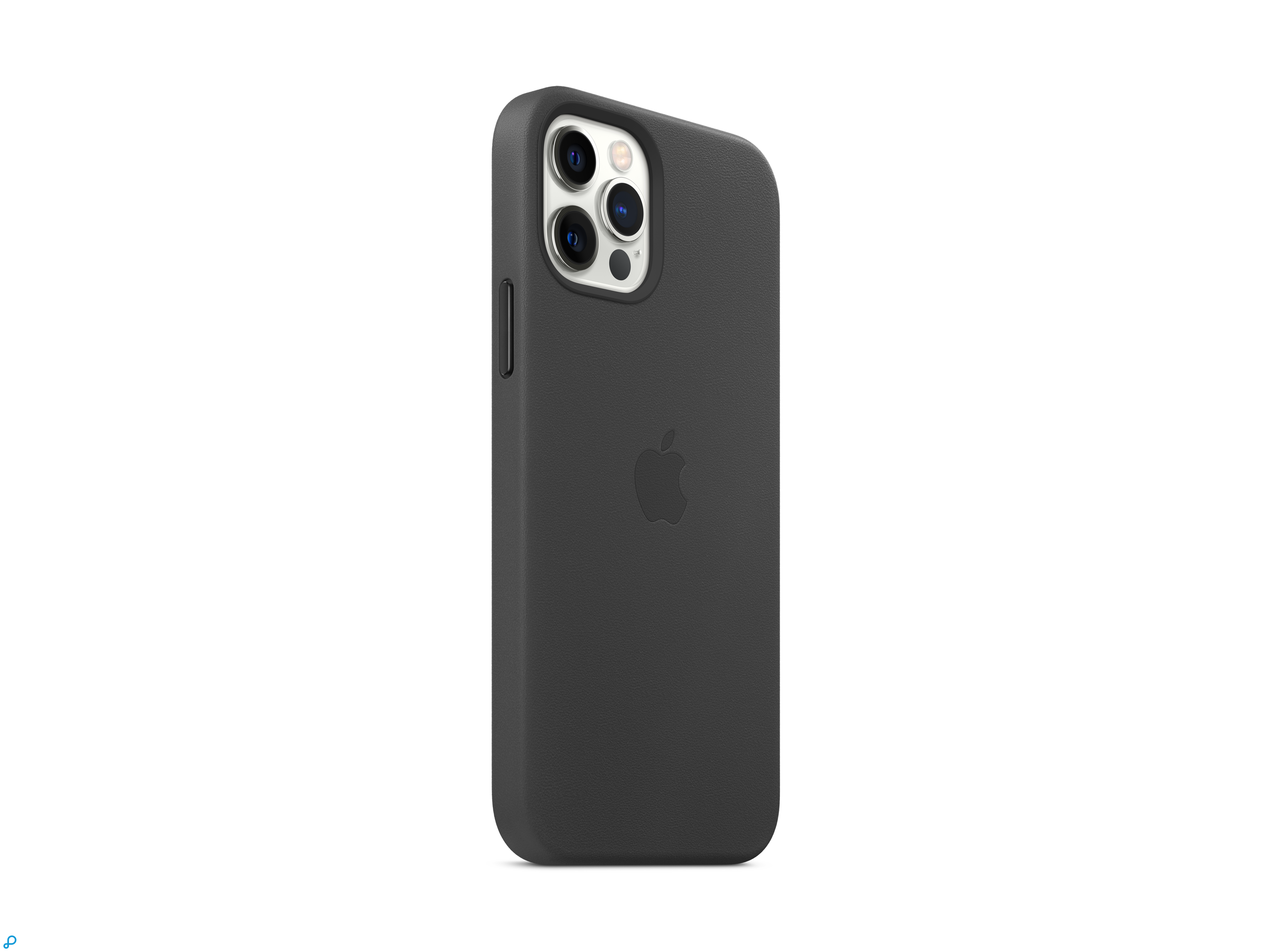 iPhone 12 | iPhone 12 Pro Leren hoesje met MagSafe- Zwart-1