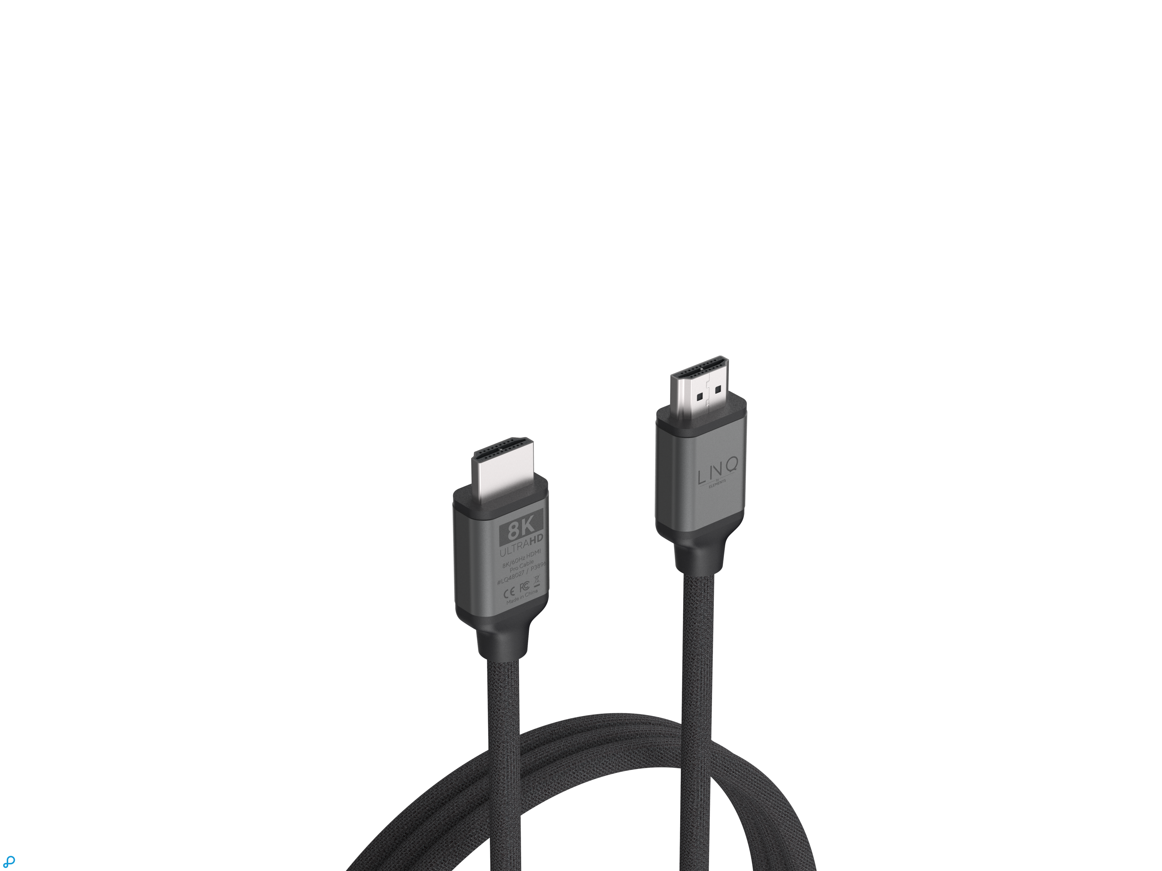 LINQ HDMI to HDMI, Ultra Certified 8K/60Hz PRO Cable - 2m Spacegrey-0