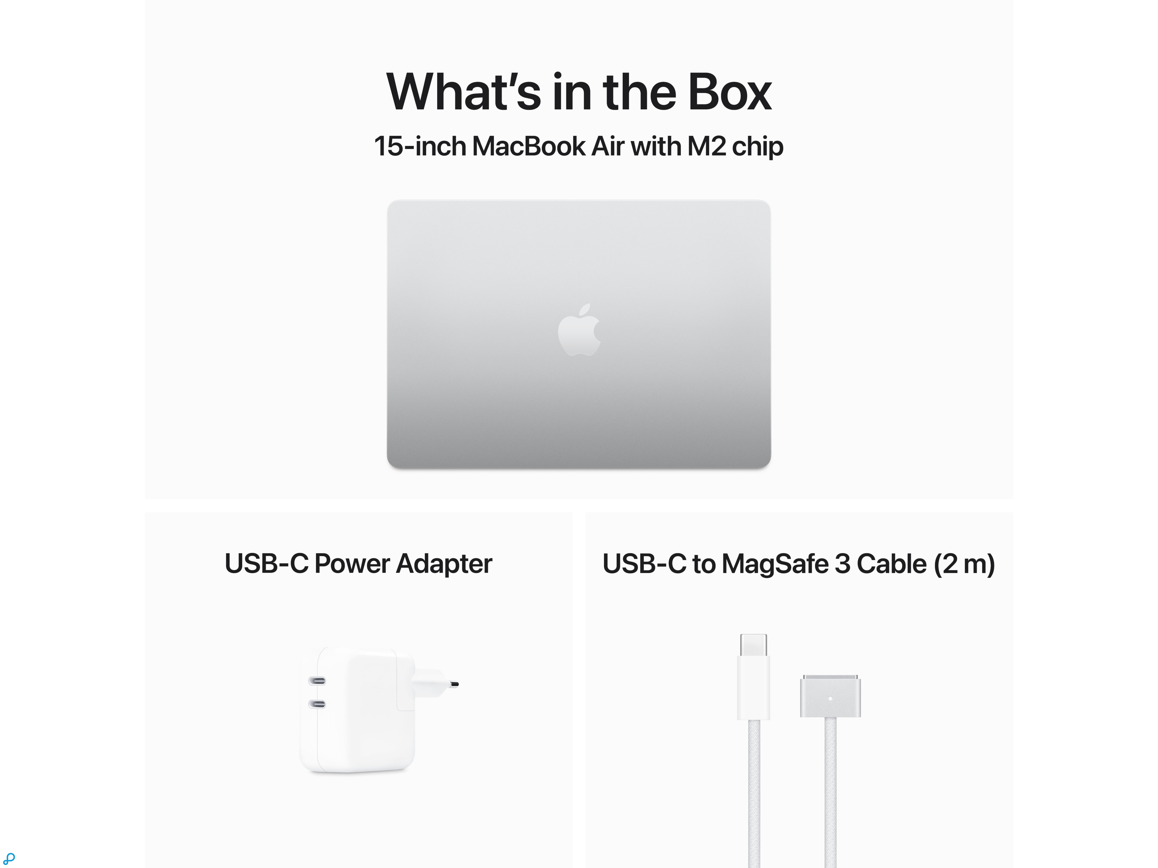 15-inch MacBook Air: Apple M2-chip met 8-core CPU en 10-core GPU, 512 GB SSD - Zilver-3