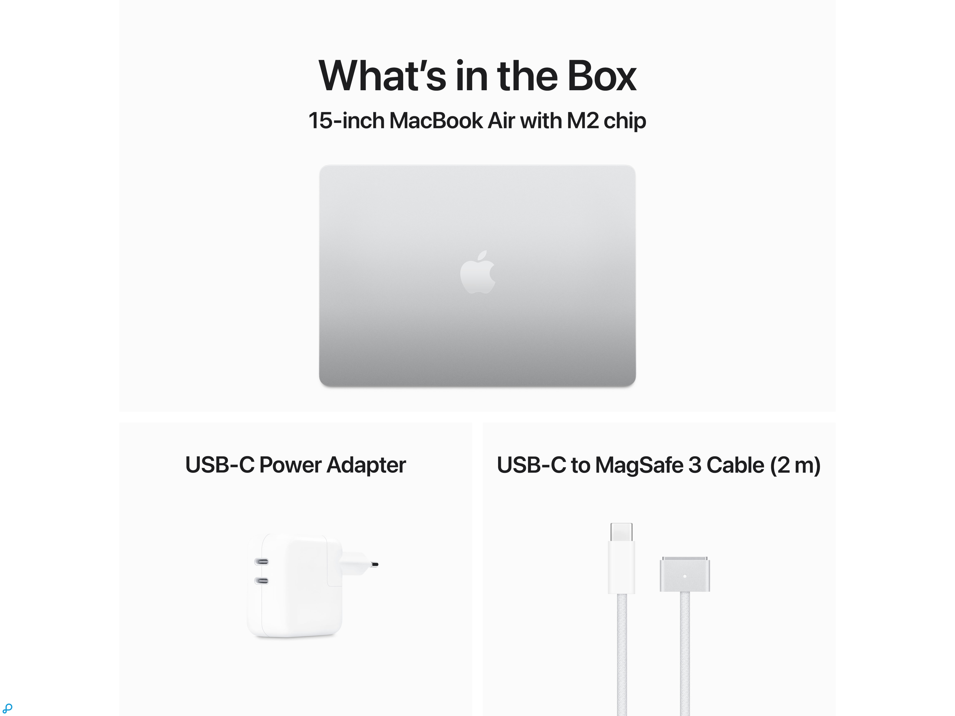 15-inch MacBook Air: Apple M2-chip met 8-core CPU en 10-core GPU, 256 GB SSD - Zilver-3