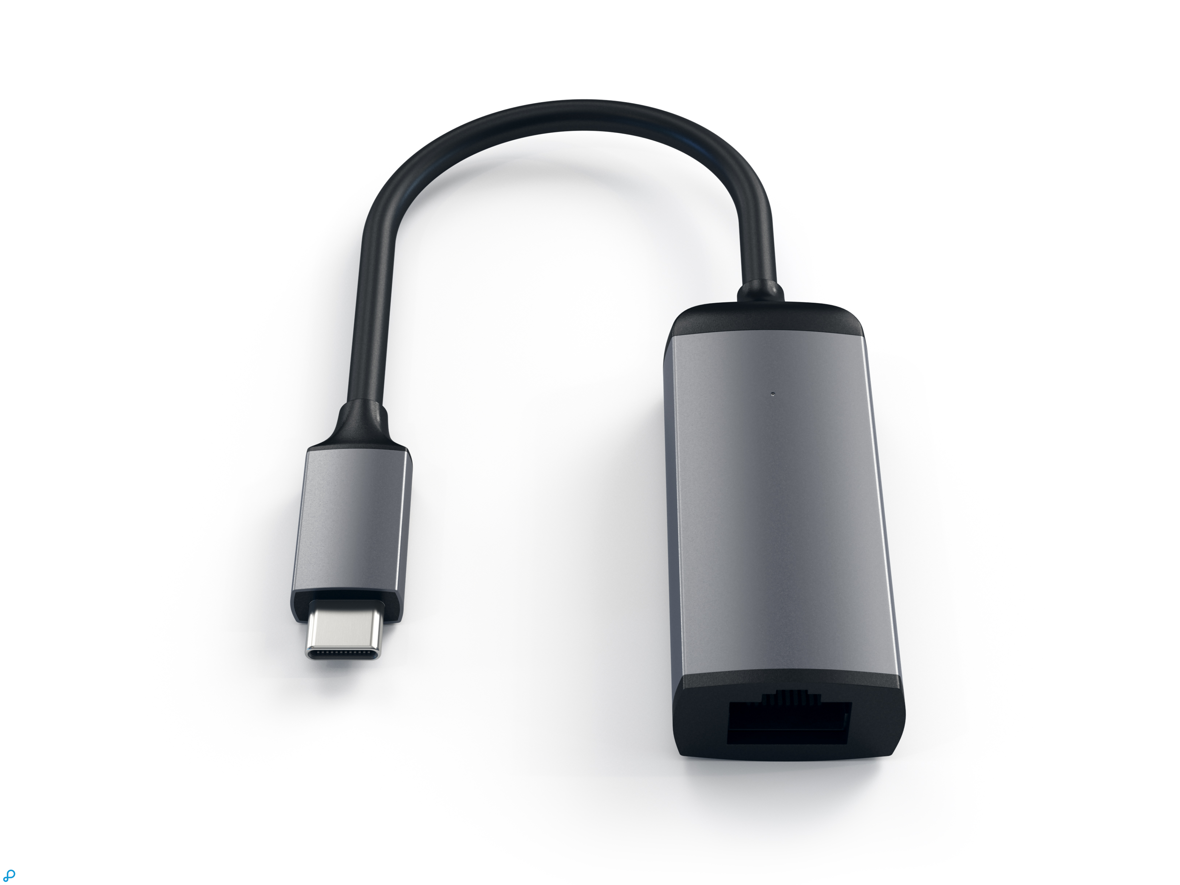 Satechi USB-C - Ethernet Adapter - Space Grijs-2