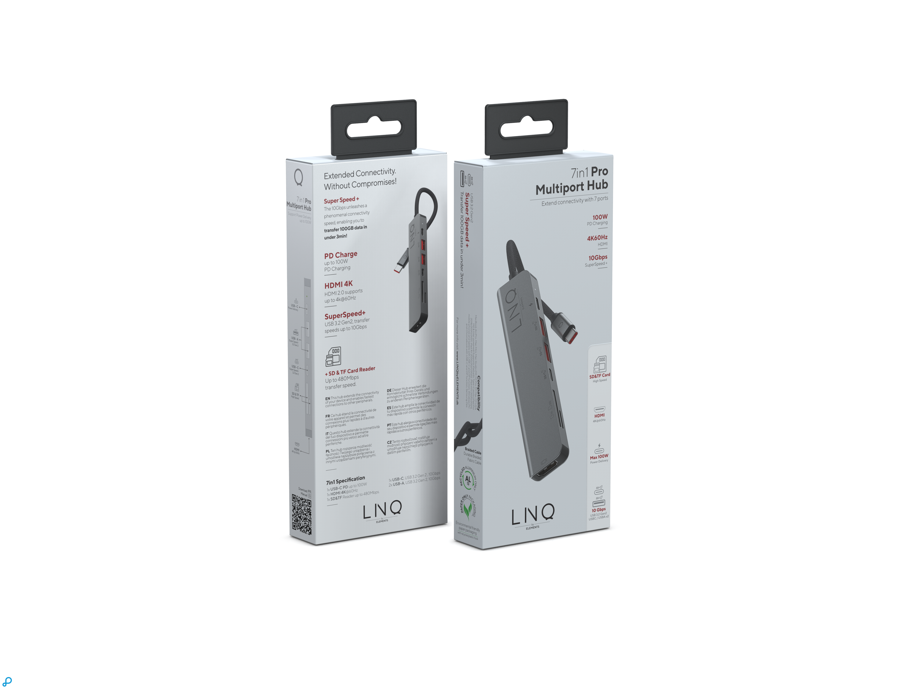 LINQ 7-in-1 USB-C Multiport PRO Hub Spacegrey-2