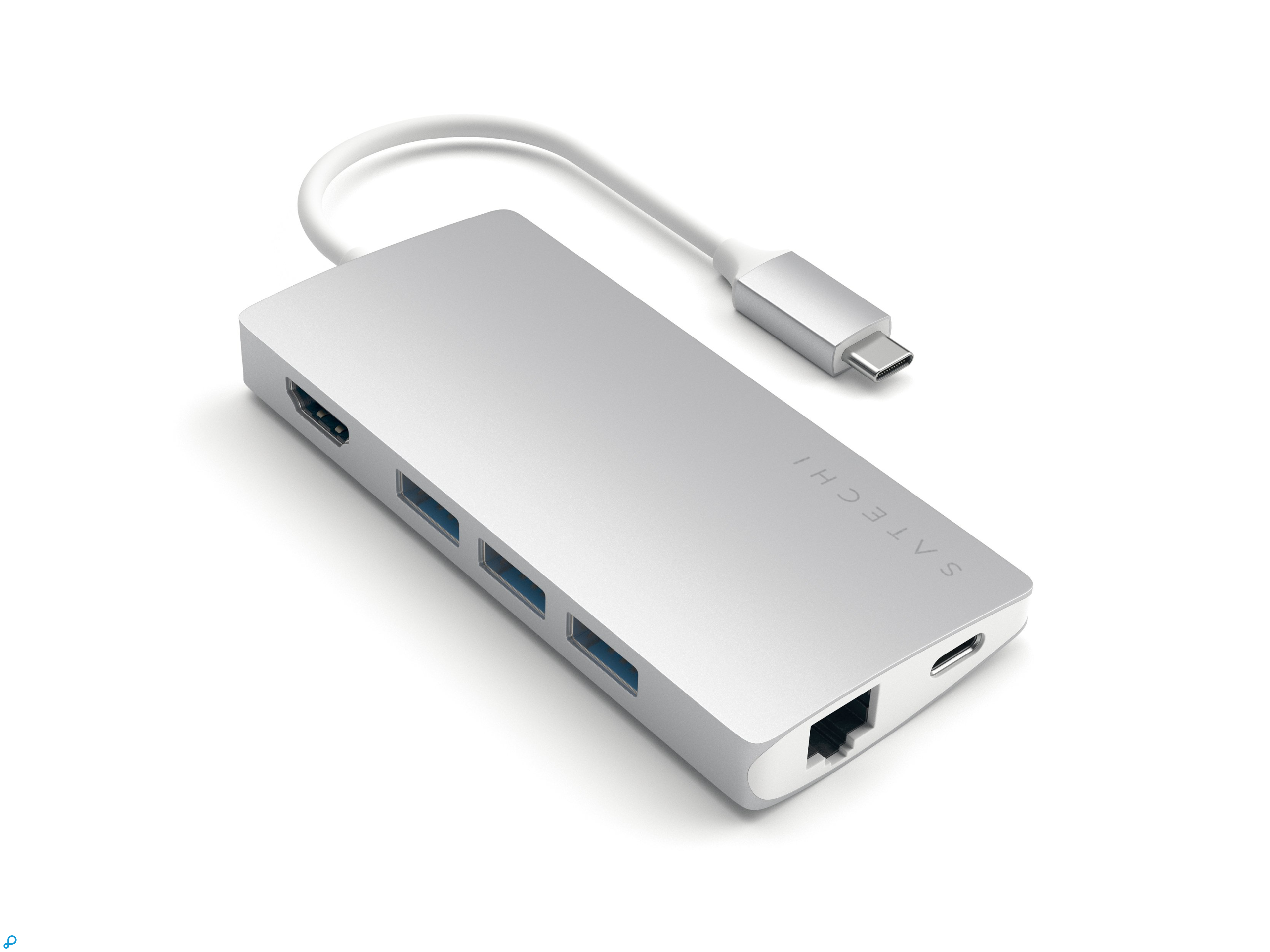 Satechi USB-C Multi-Port Adapter 4K Ethernet Silver v2-0