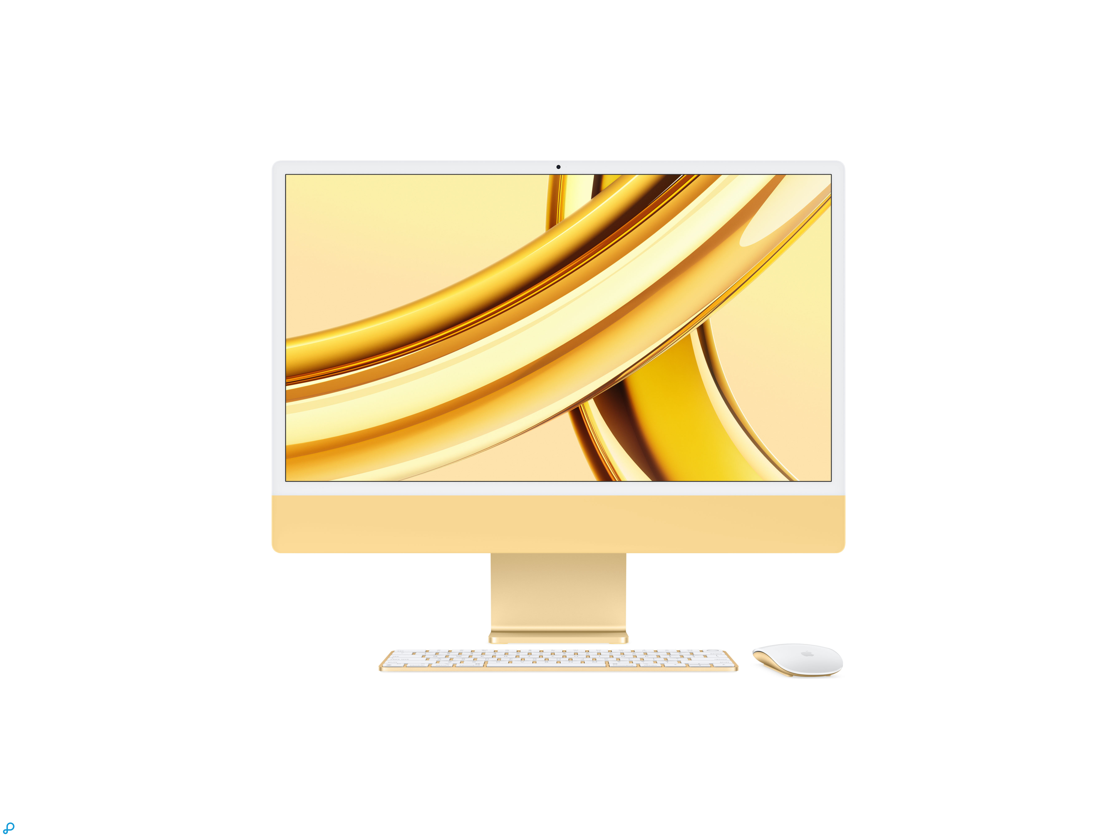 24-inch iMac with Retina 4.5K display: Apple M3 chip with 8-core CPU and 10-core GPU, 512GB SSD - Yellow-1