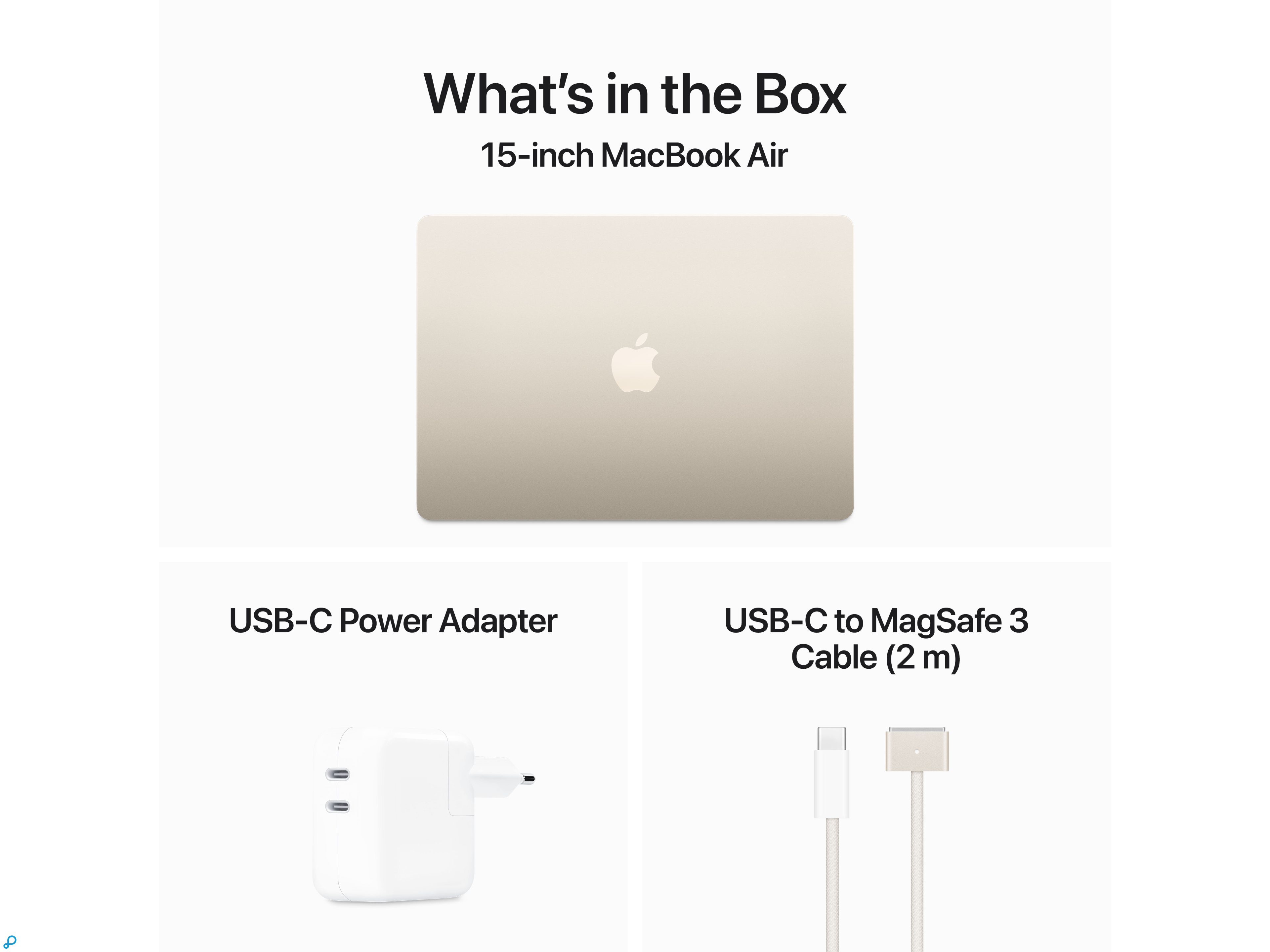15-inch MacBook Air: Apple M3 chip with 8-core CPU and 10-core GPU, 16GB, 512GB SSD - Starlight-7