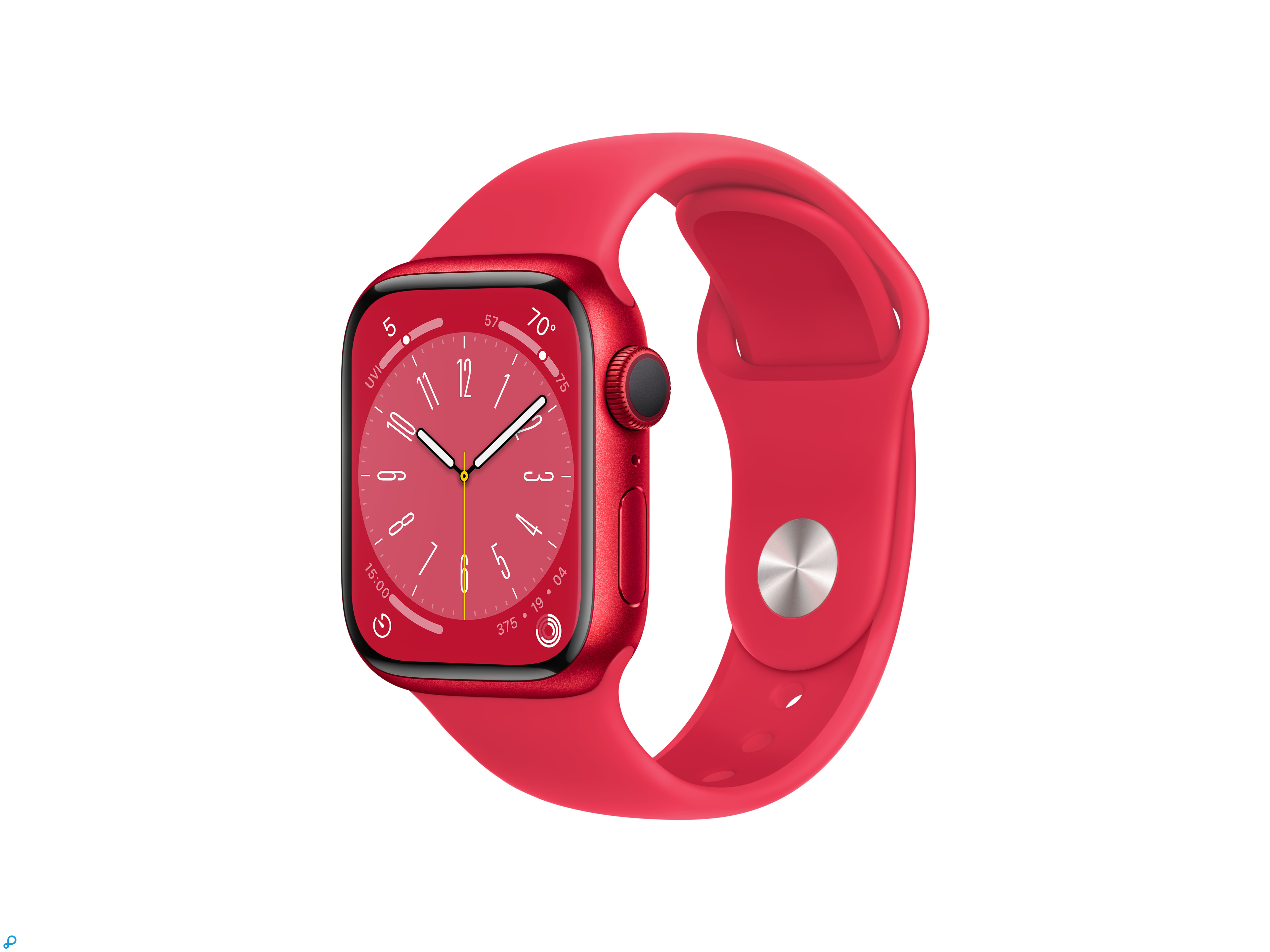 Apple Watch Series 8 GPS + Cellular 41mm (PRODUCT)RED Aluminium Case with (PRODUCT)RED Sport Band - Regular-0