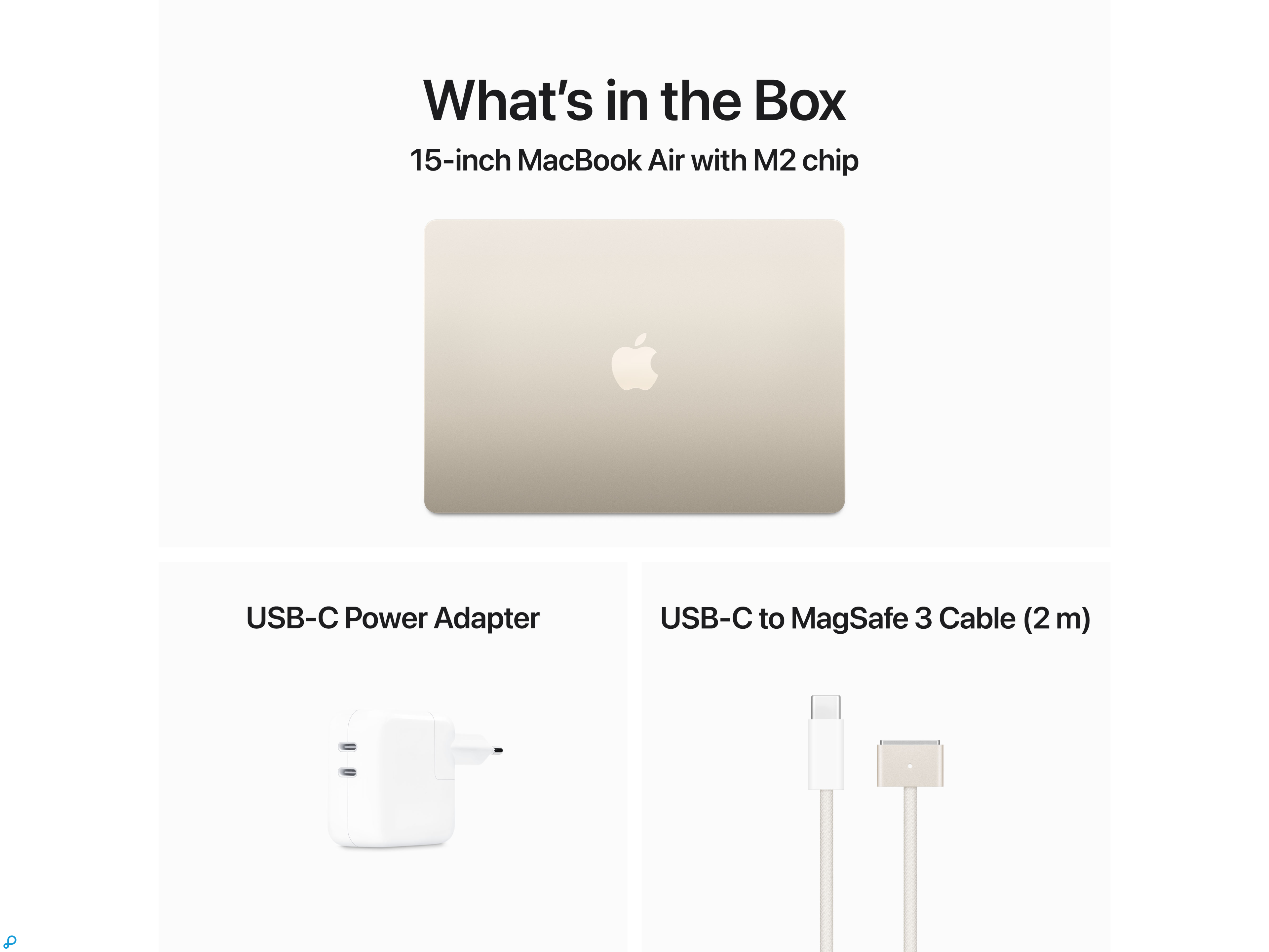 15-inch MacBook Air: Apple M2-chip met 8-core CPU en 10-core GPU, 256 GB SSD - Sterrenlicht-3