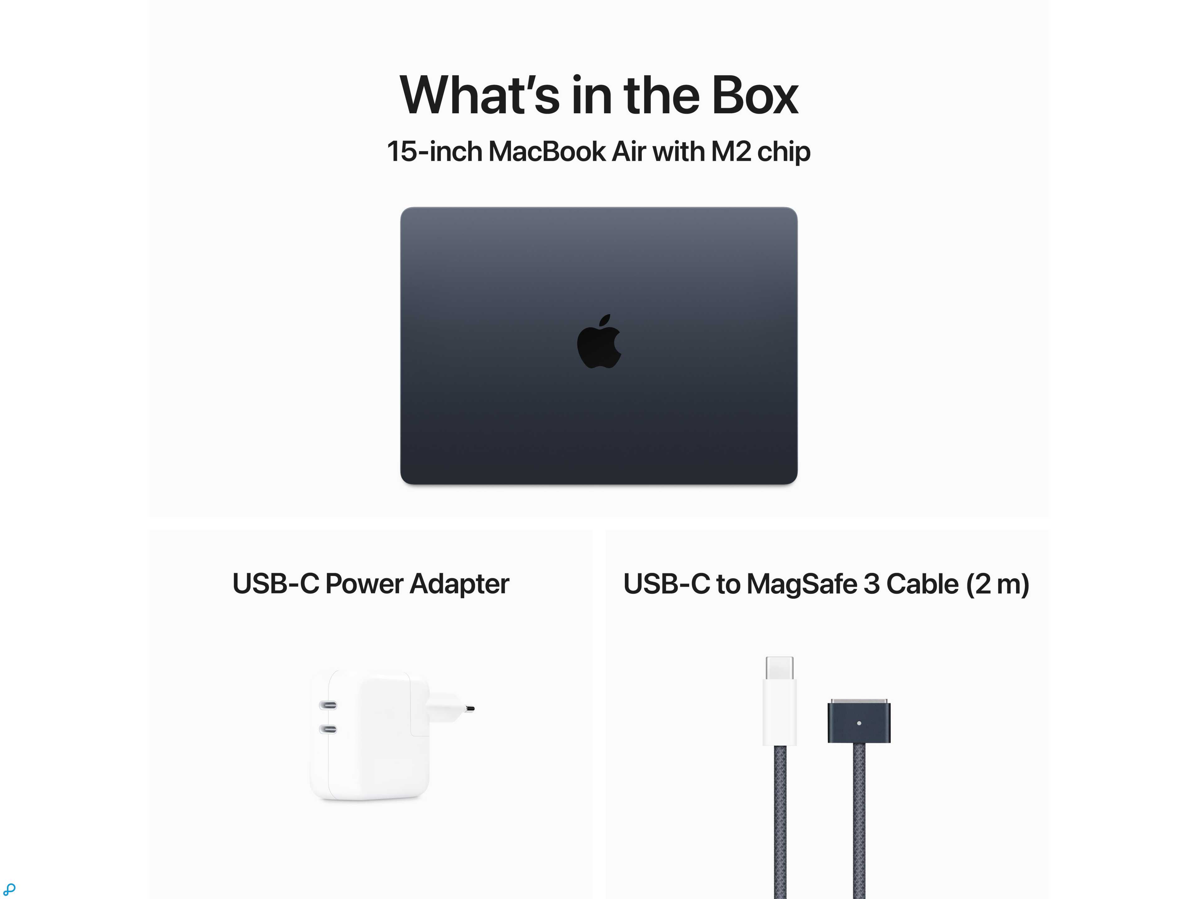 15-inch MacBook Air: Apple M2-chip met 8-core CPU en 10-core GPU, 256 GB SSD - Middernacht-3