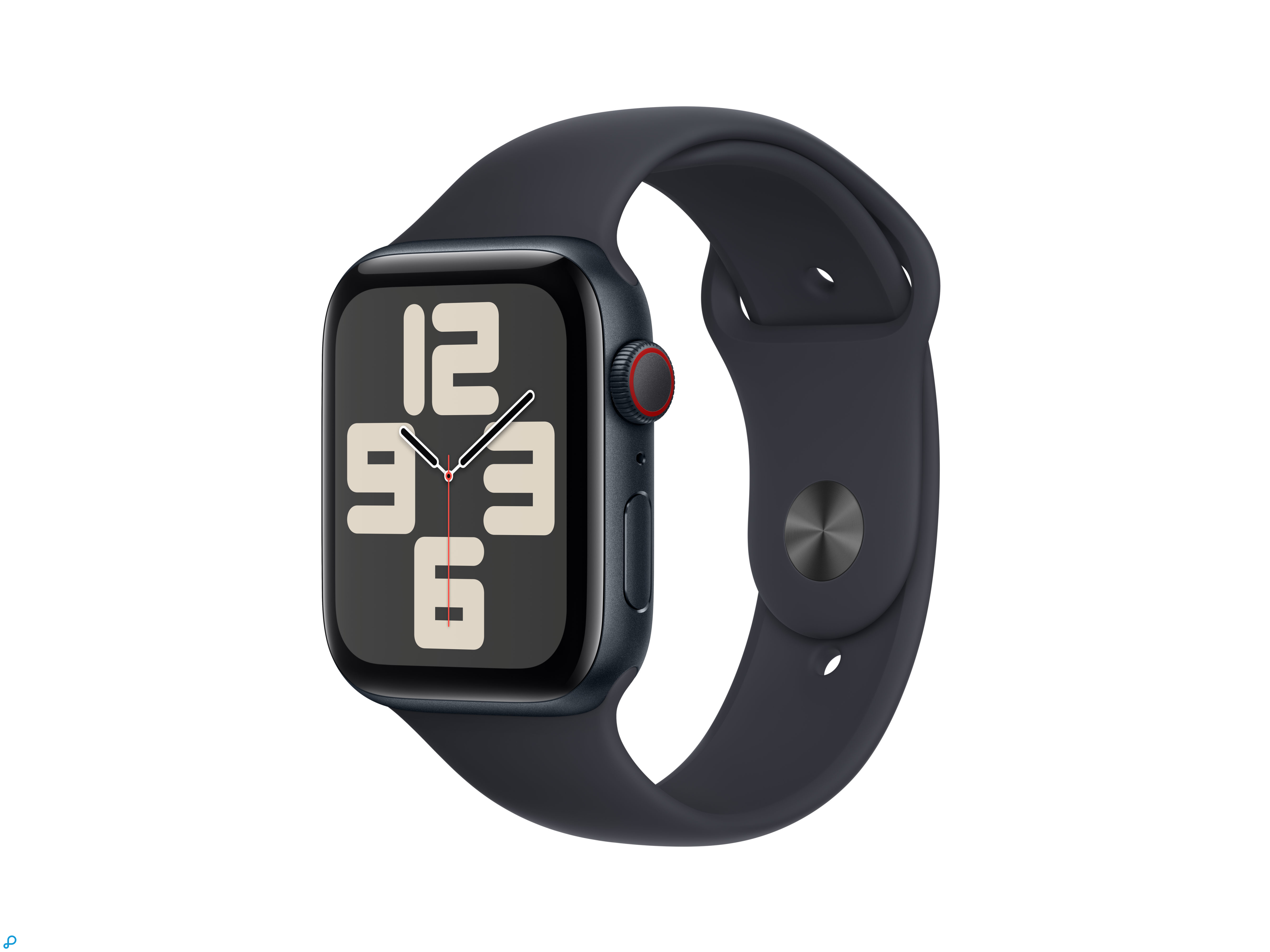 Apple Watch SE GPS + Cellular 44mm Middernacht Aluminium Case met Middernacht Sport Band - M/L-0