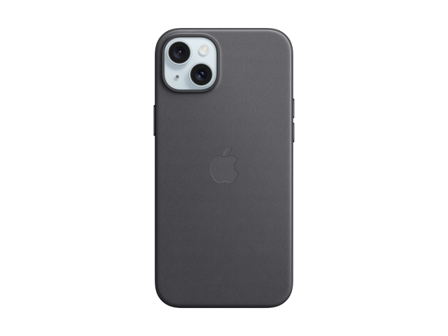iPhone 15 Plus FineWoven Case with MagSafe - Black-0