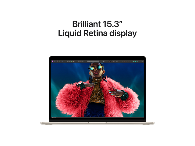 15-inch MacBook Air: Apple M3 chip met 8-core CPU en 10-core GPU, 16GB, 512GB SSD - Sterrenlicht-4