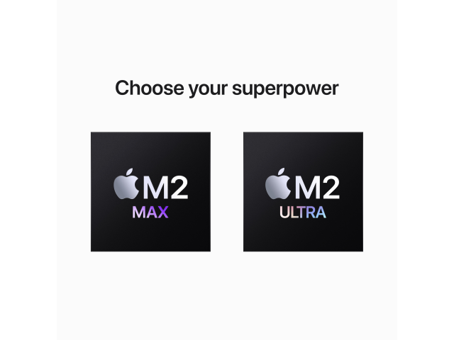 Mac Studio: Apple M2 Ultra met 24-core CPU, 60-core GPU, 1 TB-2