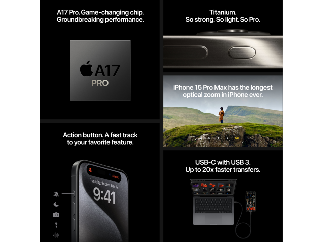 iPhone 15 Pro 128GB Wit Titanium-6