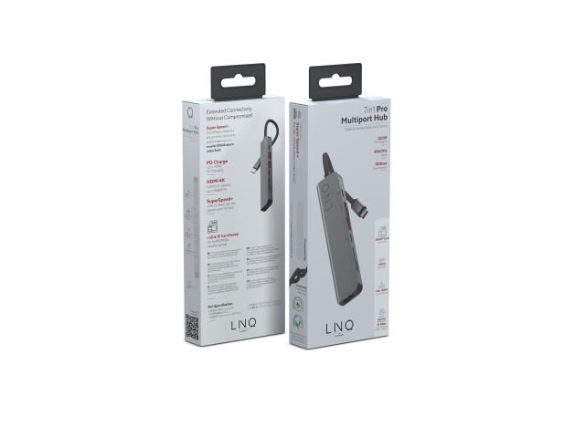 LINQ 7-in-1 USB-C Multiport PRO Hub Spacegrey-2