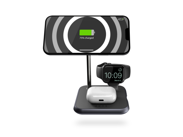 Zens 4-in-1 Magnetic + Watch Wireless Charger-0