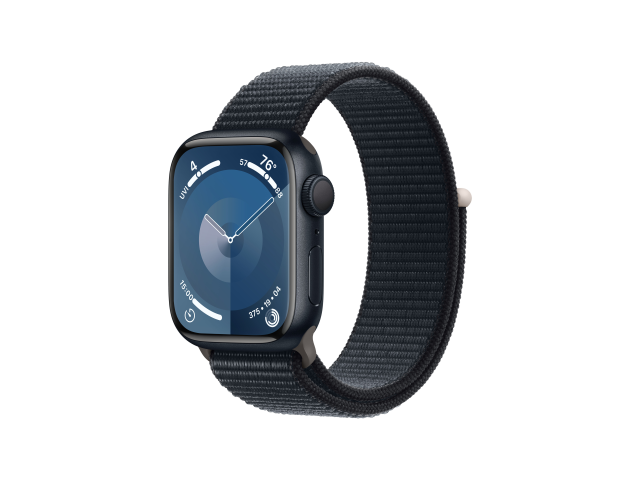 Apple Watch Series 9 GPS 41mm Midnight Aluminium Case with Midnight Sport Loop-0