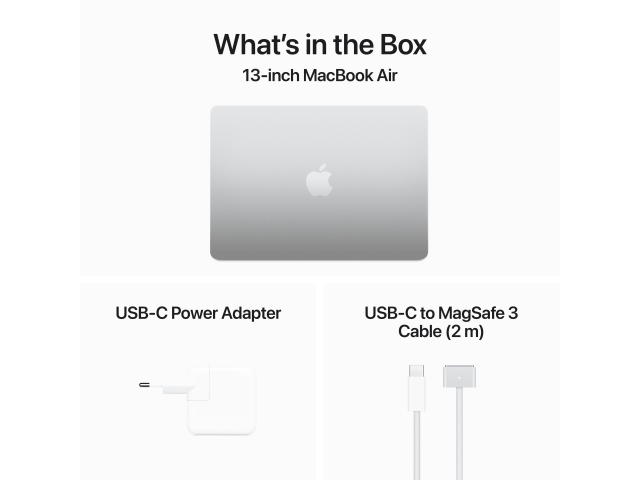 13-inch MacBook Air: Apple M3 chip with 8-core CPU and 10-core GPU, 8GB, 512GB SSD - Silver-7