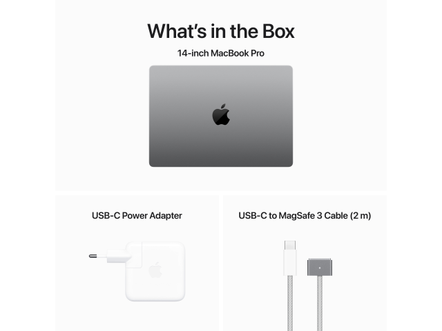 14-inch MacBook Pro: Apple M3-chip met 8-core CPU en 10-core GPU, 512 GB SSD - Space Grijs-7