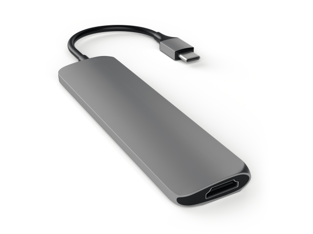 Satechi USB-C Multi-Port Adapter - Space Grijs-1