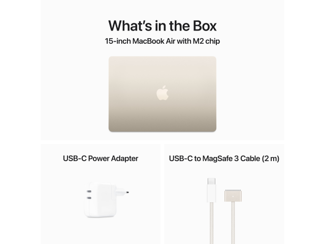 15-inch MacBook Air: Apple M2-chip met 8-core CPU en 10-core GPU, 512 GB SSD - Sterrenlicht-4