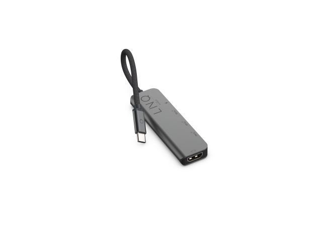 LINQ 5-in-1 USB-C  PRO Multiport Hub Spacegrey-1