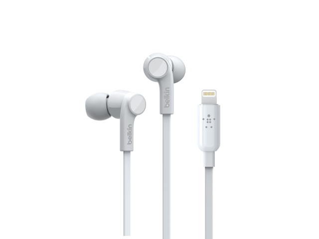 Belkin Soundform Headphones with Lightning Connector, White-3