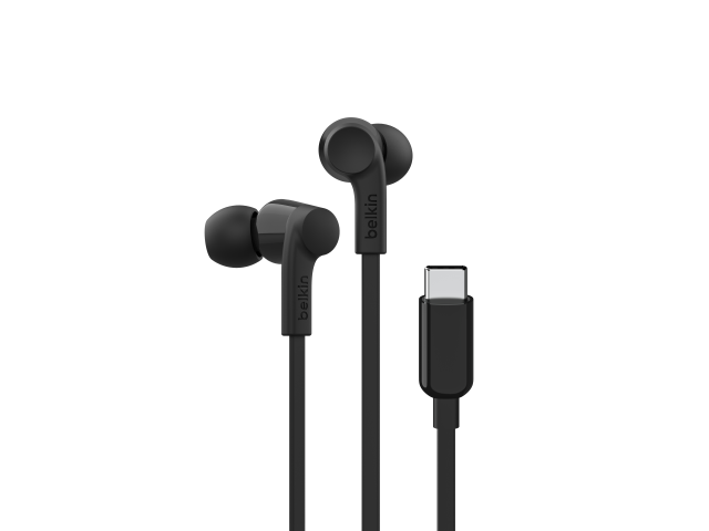 Belkin Soundform Headphones with USB-C™ Connector, Black-0