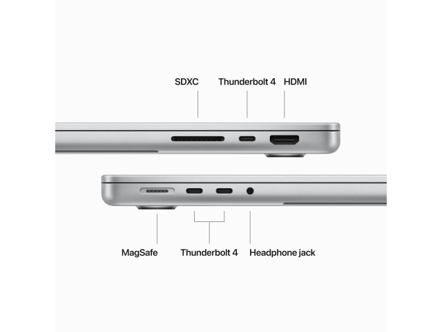 14-inch MacBook Pro: Apple M3 Pro chip with 12-core CPU and 18-core GPU, 1TB SSD - Silver-4