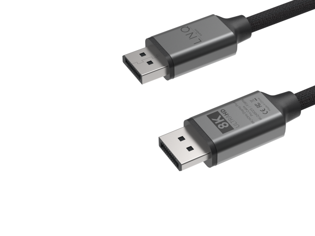 LINQ DisplayPort to DisplayPort 8K/60Hz  -2m Spacegrey-1