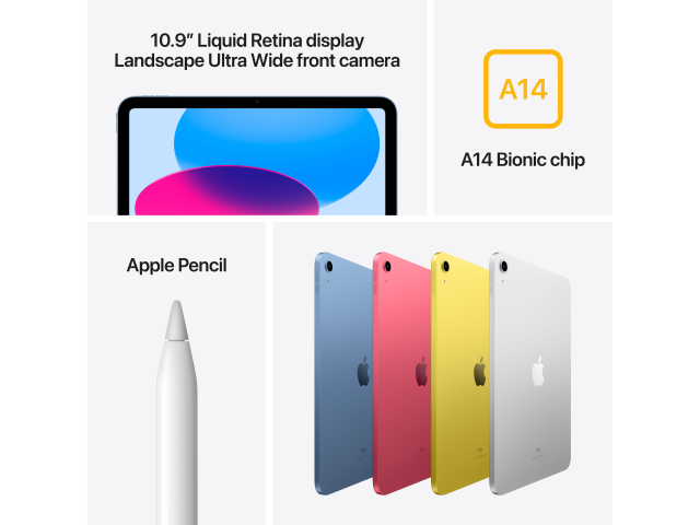 10,9-inch iPad Wi-Fi 64GB - Yellow-2