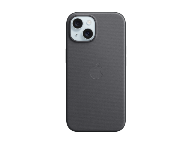 iPhone 15 FineWoven Case with MagSafe - Black-0